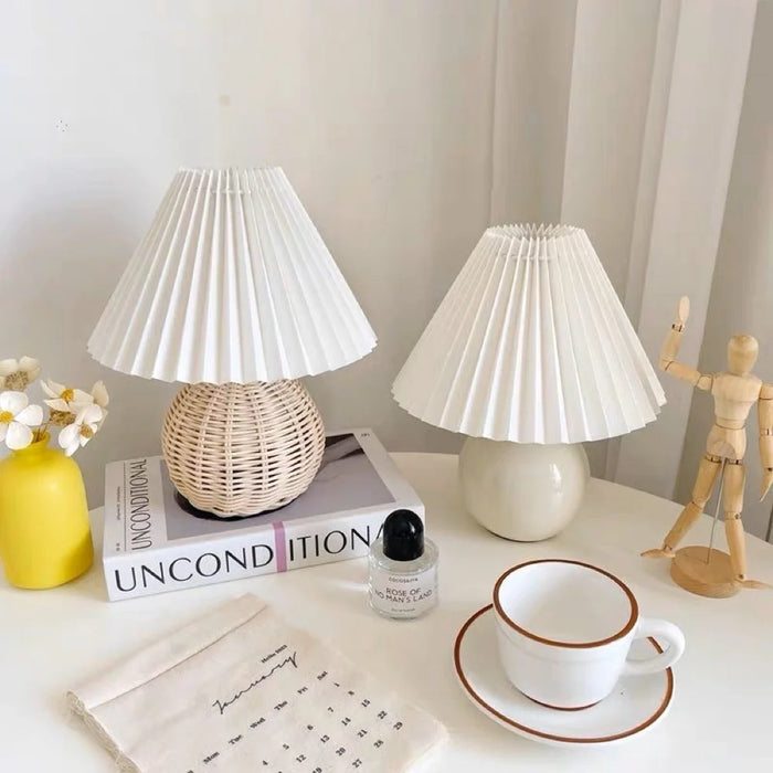 Vintage-Inspired Table Lamp with Timeless Charm and Elegant Design
