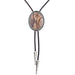 Sand Art Bolo Tie Formal Bootlace Tie Necklace Brown