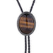 Men's Bolo Formal Tie Brown Tiger’s Eye stone Boloties