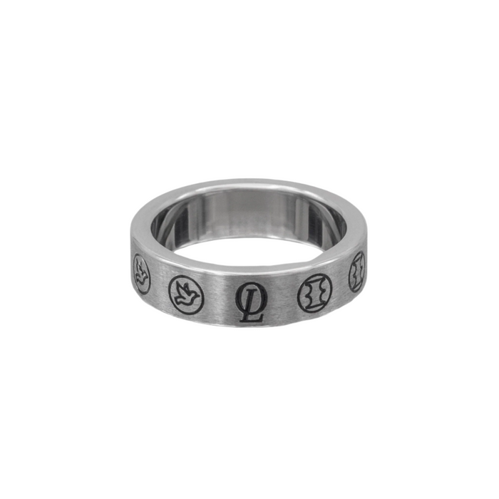 Silver Freedom Band Ring 6MM