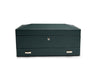 Wolf British Racing Green 10 Piece Watch Box with Storage 792841