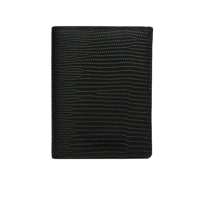 Black Premium Italian Leather Billfold Wallet