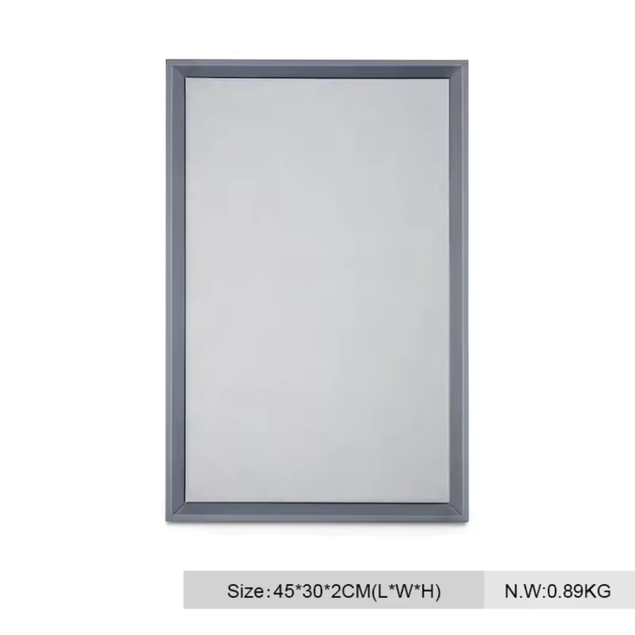 Gray PU Leather Microfiber Jewelry Display Tray