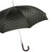 luxury Italian umbrella with leather handle