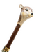 Green Squirrel Print Enamel Handle Umbrella - Pretty