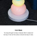 Colorful and Artistic Rainbow Candy Unique Glass Floor/Table Lamp