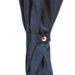 sophisticated men's umbrella - blue with navy leather