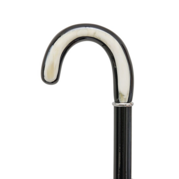 black classic umbrella horn handle