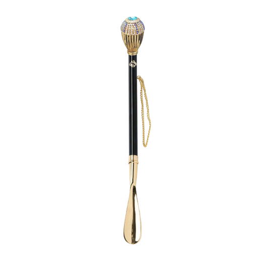 Gilded Accents Crystal-Encrusted Shoehorn