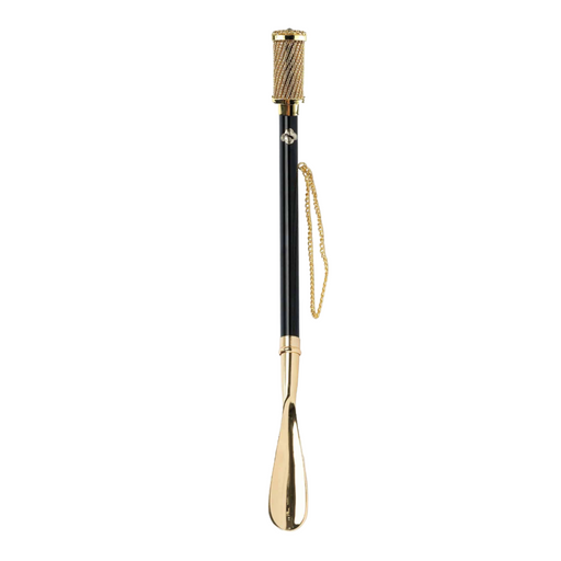 24K Gold-plated Crystal Shoehorn