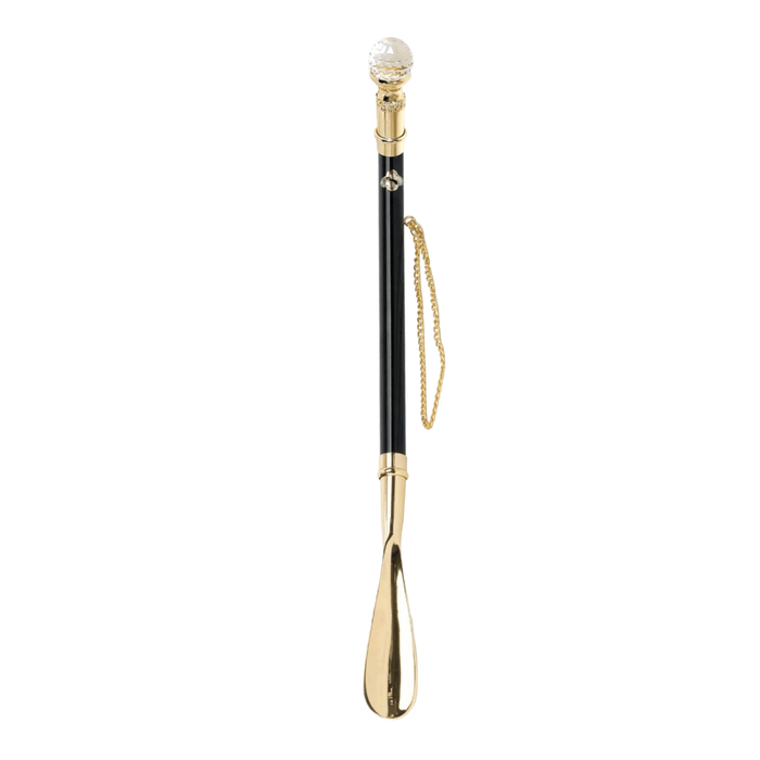 Unique Italian Artisan Shoehorns with 24K Gold and Crystal