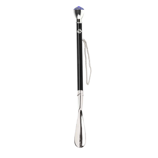 Exclusive Sapphire-Adorned Knob Handle Shoehorn