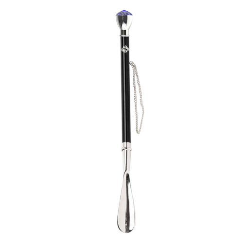 Luxury Sapphire Encrusted Knob Handle Shoehorn