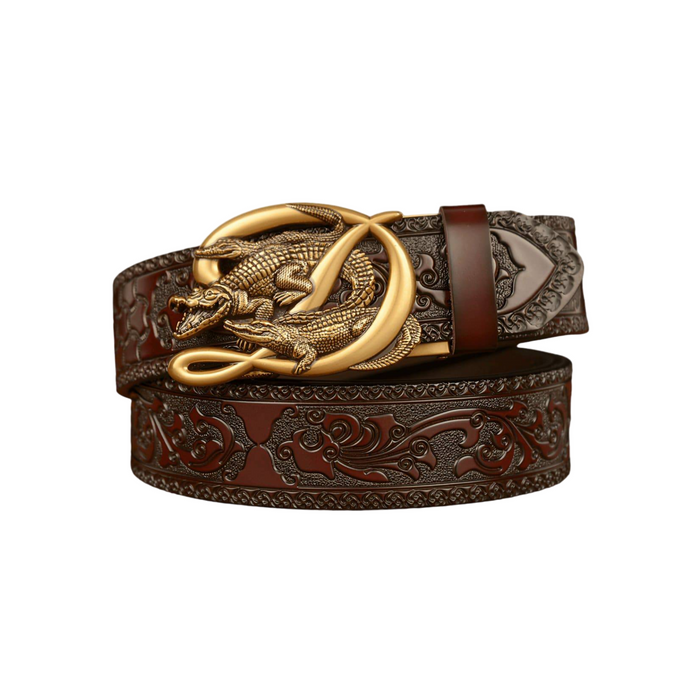 Esprit Animal Belt With Buckle In The Shape of Three Crocodiles, Ross Model