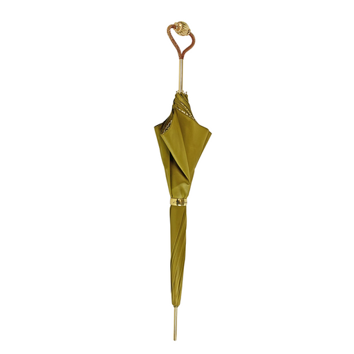 Exclusive luxury umbrella with gold handle