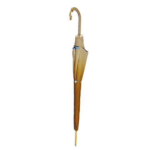 Classy luxury umbrella with wooden handle
