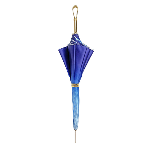 Stylish light blue umbrella for rainy days