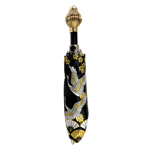 Women's Folding Umbrella with Wonderful Heron Design