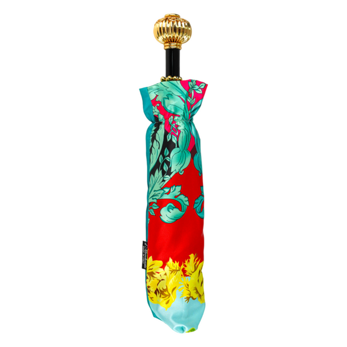 Turquoise exclusive colored folding umbrella