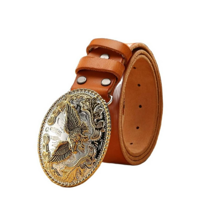 Handmade Western Style Leather Belt For Men