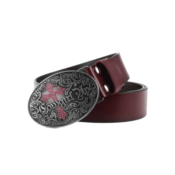 Handmade Western Style Leather Belt For Women