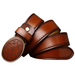 Custom leather belts for men