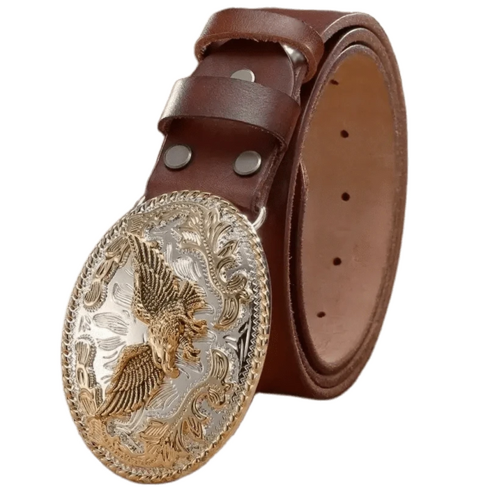 Handmade Western Style Leather Belt For Men