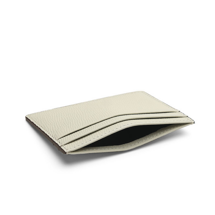 Ivory Leather Card Case