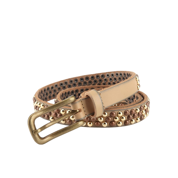 Modern Studded Gold Belt For Women, Mona Model