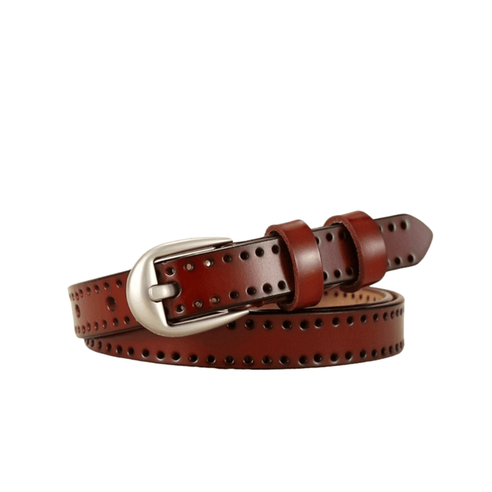 High-quality Leather Belt For Women, Nerinai Model