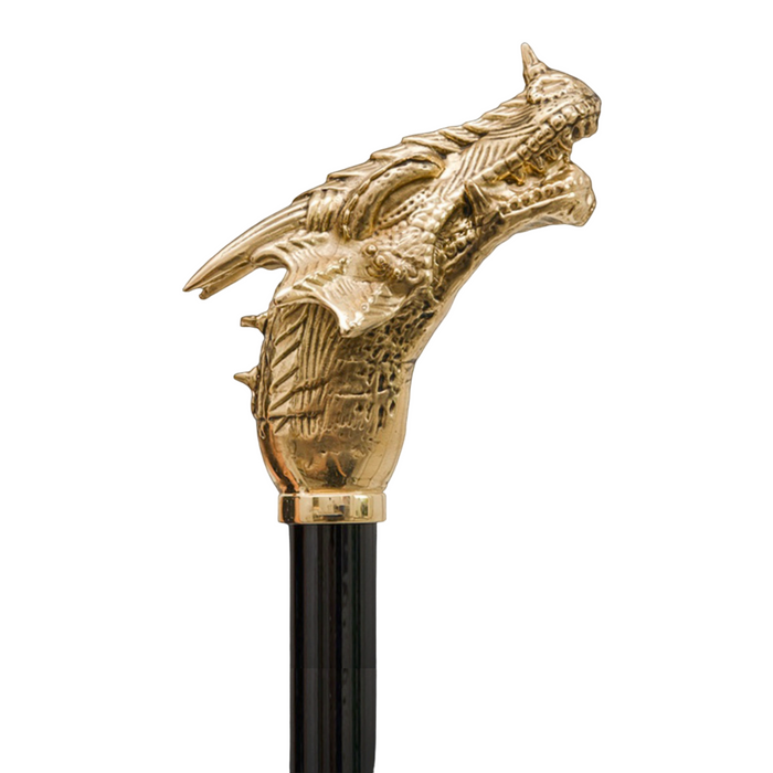 Stylish Unique Golden Dragon Handle Umbrella