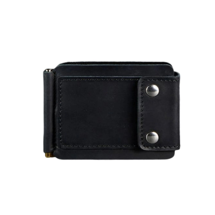 Sophisticated Leather Wallet with Money Clip for Men