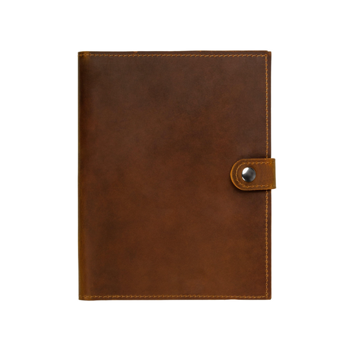 Leather Business Portfolio, Leather Journal, Padfolio with Business Card