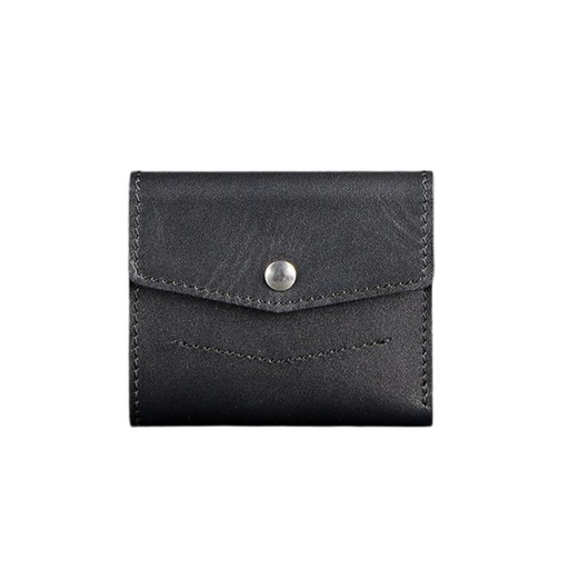 Luxury genuine leather wallet in compact size for men and women