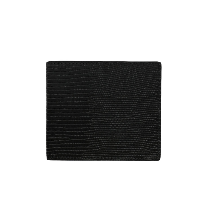 Lizard Skin Finish Men's Elite Italian Leather Card Holder