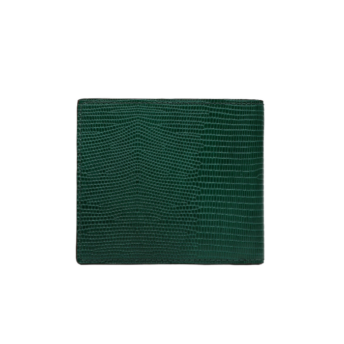 Lizard Skin Finish Men's Elite Italian Leather Card Holder