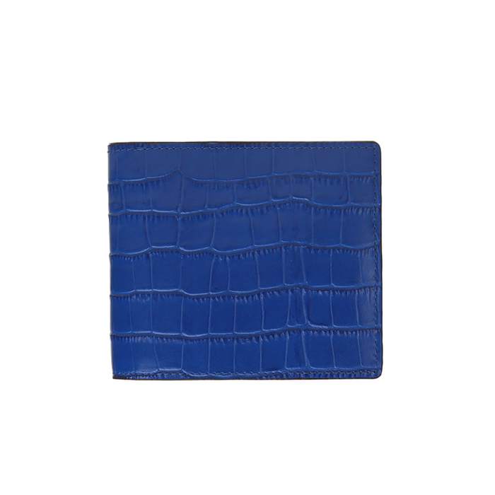 Chic Men's Luxury Wallet in Italian Crocodile Pattern Leather