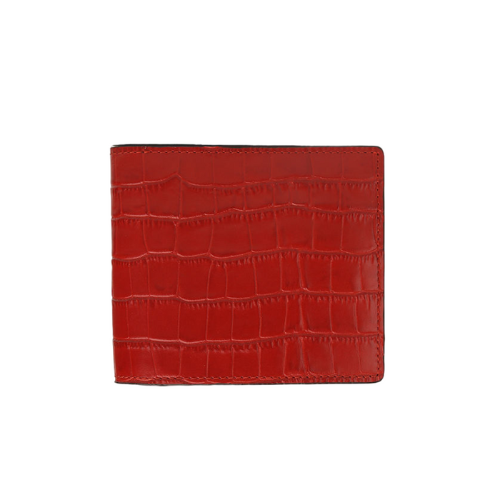 Elegant Italian Men's Premium Crocodile Pattern Leather Wallet