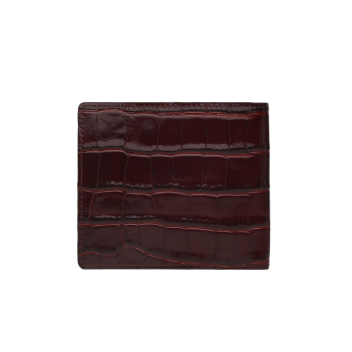 Chic Men's Luxury Wallet in Italian Crocodile Pattern Leather