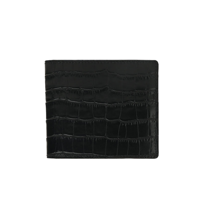 Elegant Italian Men's Premium Crocodile Pattern Leather Wallet