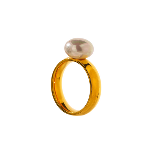 Exclusive Pearl Collection Golden Ring