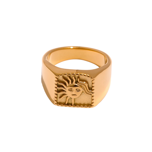 Exclusive Design Luxury Golden Ring