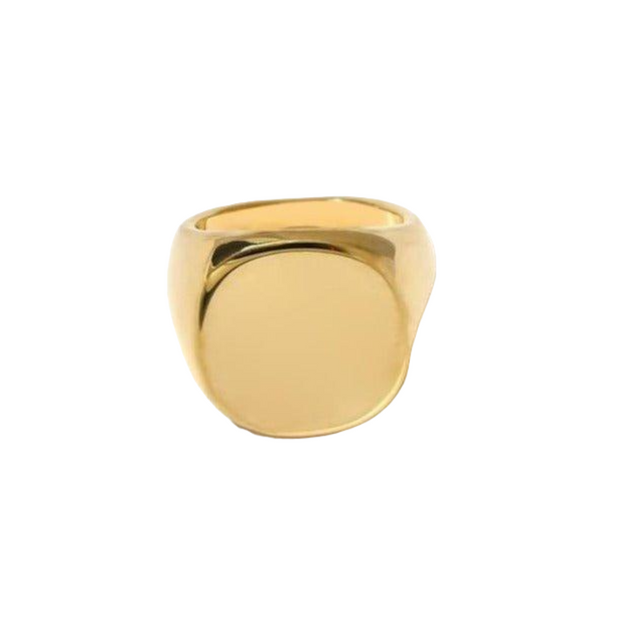 Minimalistic Golden Ring for Men and Women