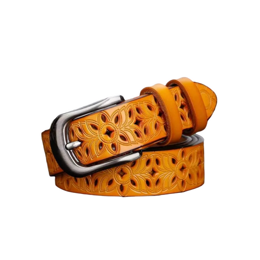 Vintage Design Genuine Leather Belt for Women