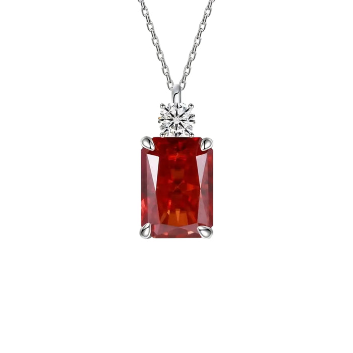 925 Silver Moissanite Pendant Necklace – Exclusive Design Jewelry