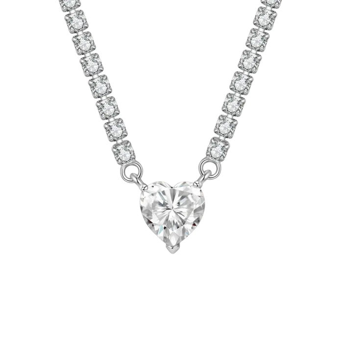 5 Carat Luxury Moissanite Pendant Necklace for Women