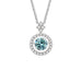 Adjustable 925 Sterling Silver Moissanite Pendant Necklace – Perfect for Women