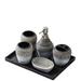 Modern 5-Piece Bathroom Accessories Set – Sleek Minimalist Design