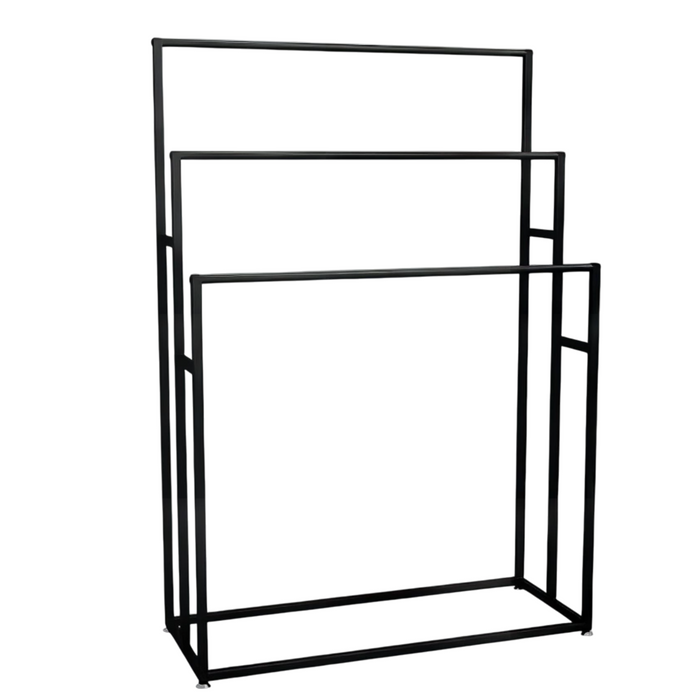 Bath Towel Rack – 3-Tier Modern Wall-Mounted Towel Organizer