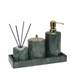 Elegant Green Marble Bathroom Accessories Set